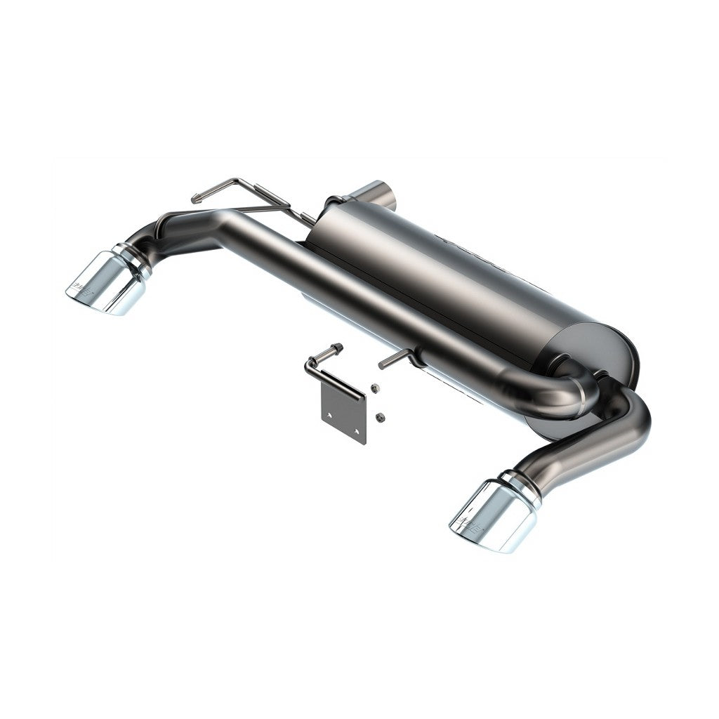 BORLA 11977 Вихлопна система Axle-Back 2.75", 2.50", S-Type (4.0" RD X 4.75" наконечники) для FORD Bronco 2.7L V6 2021-2023 Photo-0