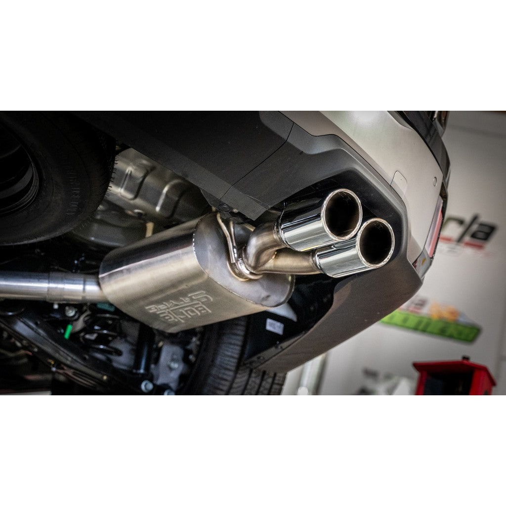 BORLA 11980 Вихлопна система Axle-Back 2.5", S-Type (3.5" RD X 6.0" наконечники) для HYUNDAI Palisade 2020-2022 / KIA Telluride 3.8L V6 2023 Photo-1