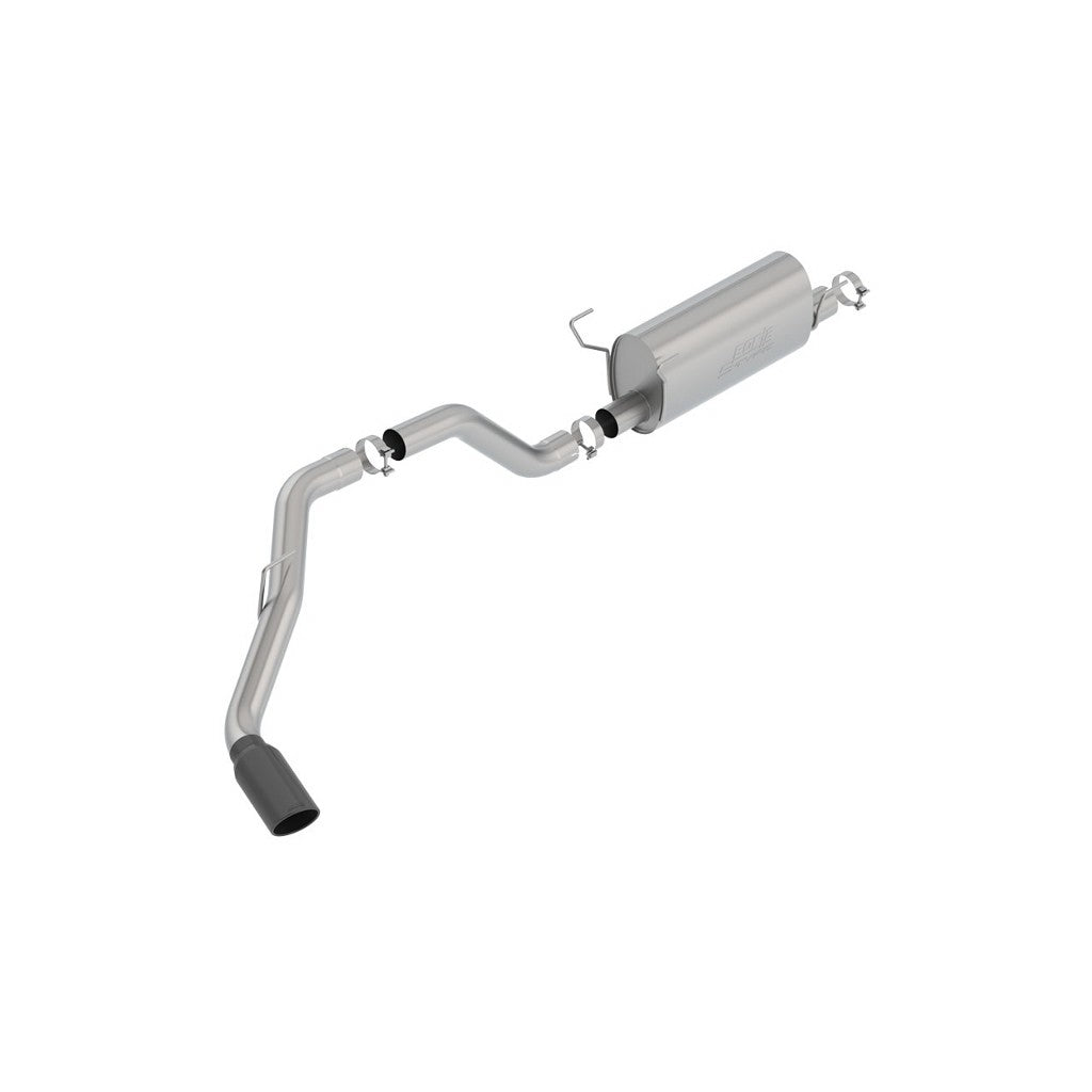 BORLA 140801BC Вихлопна система Cat-Back 3.5", S-Type (5" RD X 13.5" наконечники з чорного хрому) для DODGE RAM 2500 / 3500 6.4L V8 2014-2018 Photo-0