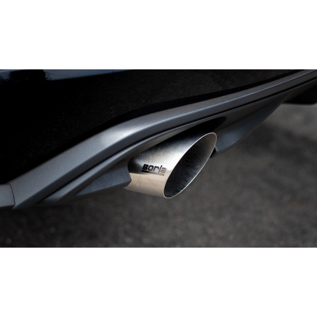 BORLA 140850SB Вихлопна система Cat-Back 3", 2.25", S-Type (3.5" RD X 5.5" нержавіючі матові наконечники) для VW Jetta GLI 2.0L i4 2019-2021 Photo-2