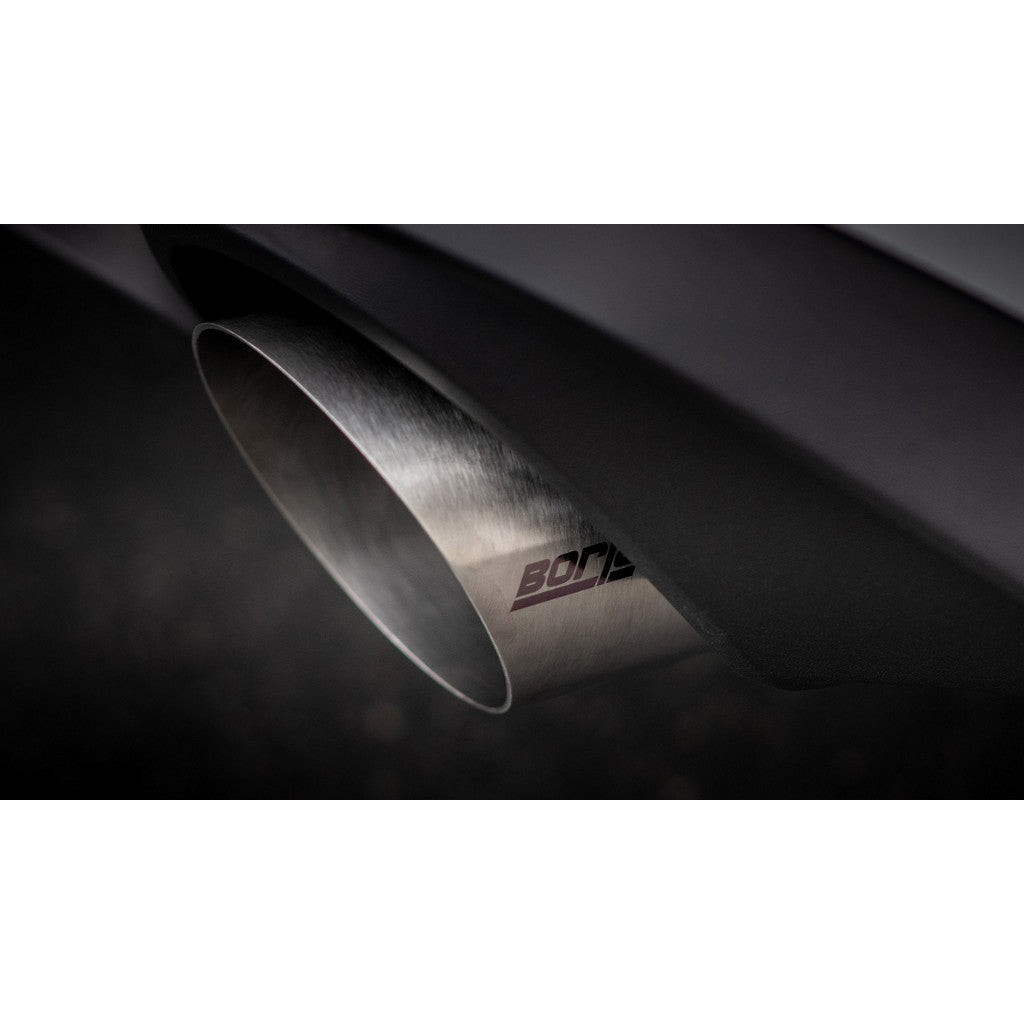BORLA 140883SB Вихлопна система Cat-Back 3", 2.25", S-Type (4" RD X 9.50" нержавіючі матові наконечники) для VW GTI 2.0L i4 2022-2023 Photo-2