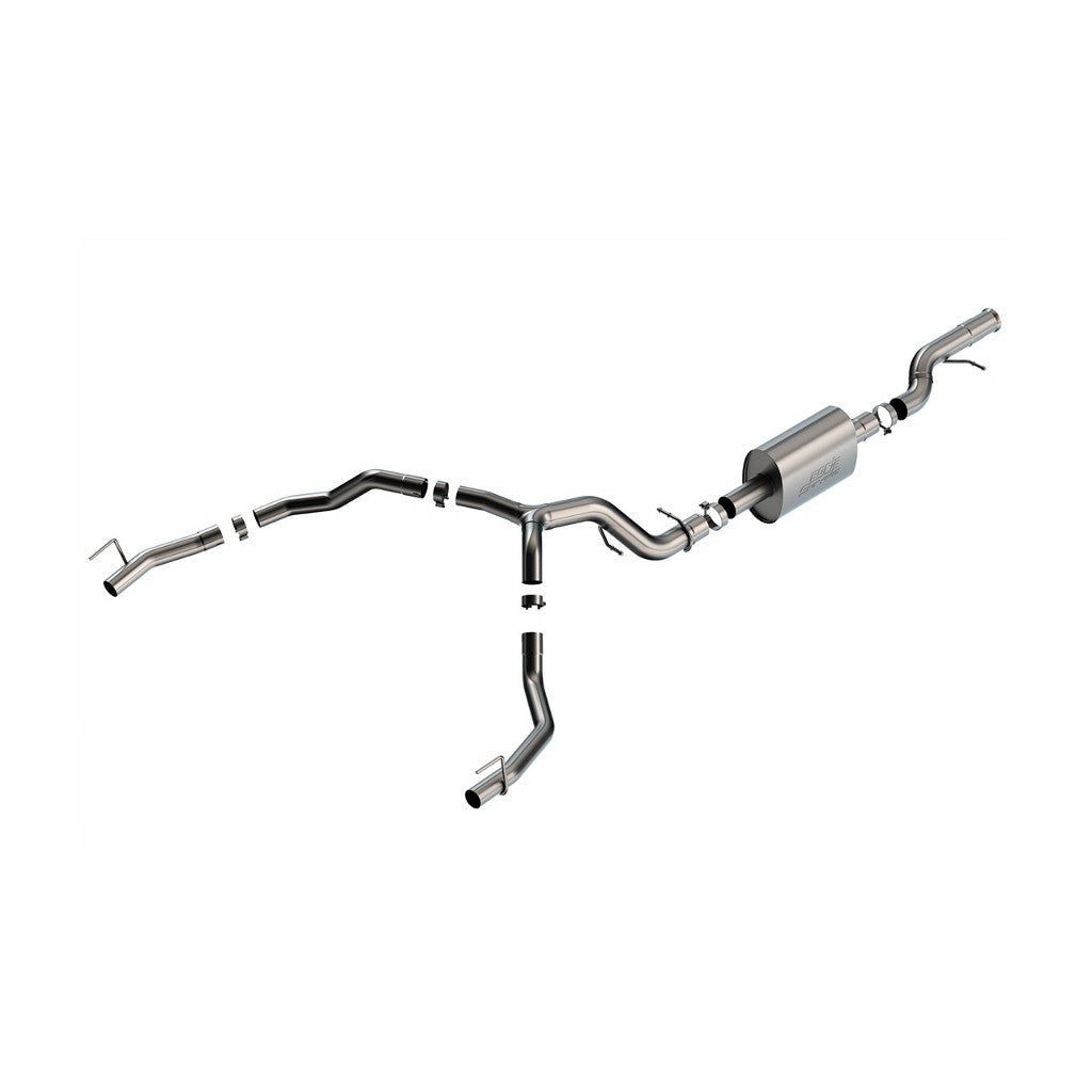 BORLA 140890 Вихлопна система Cat-Back 3.50", 2.75", S-Type (без наконечників) для CADILLAC Escalade 6.2L V8 2021-2023 Photo-0