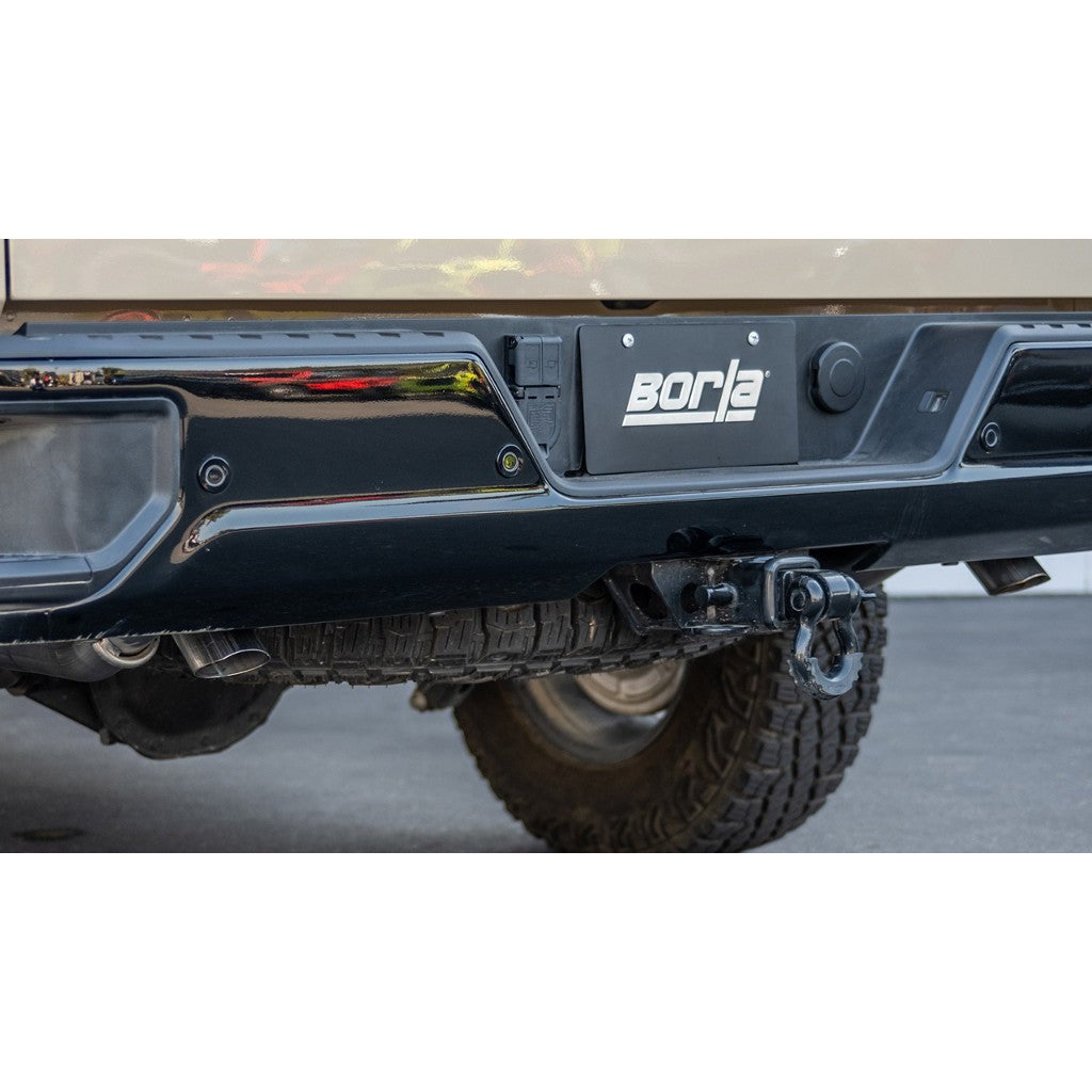 BORLA 140913 Вихлопна система Cat-Back 3.50", 2.75", Touring (наконечники із загином вниз) для CHEVROLET Silverado 1500 ZR2 2022-2023 / GMC Sierra 1500 AT4X 6.2L V8 2022-2023 Photo-2