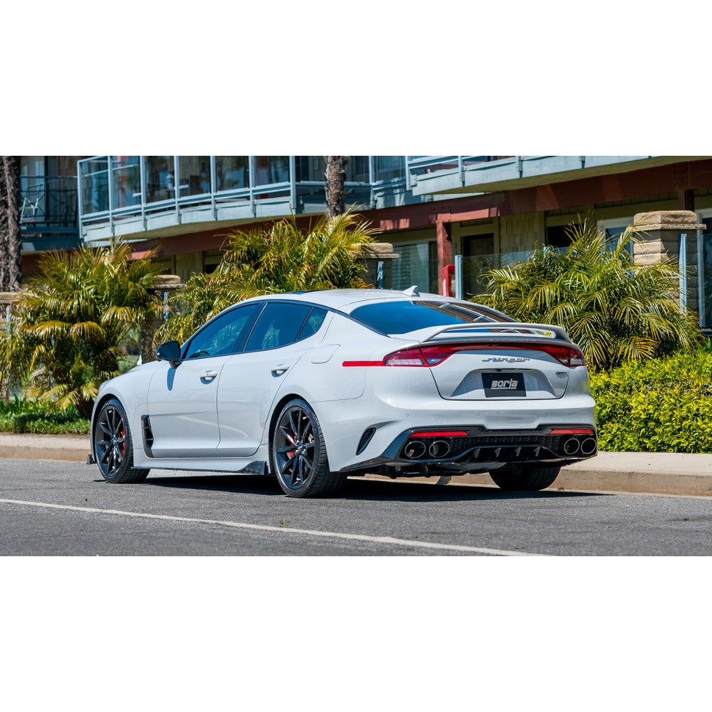 BORLA 140936 Вихлопна система Cat-Back 2.25", S-Type (без наконечників) для KIA Stinger 3.3L V6 Turbo 2022-2023 Photo-1