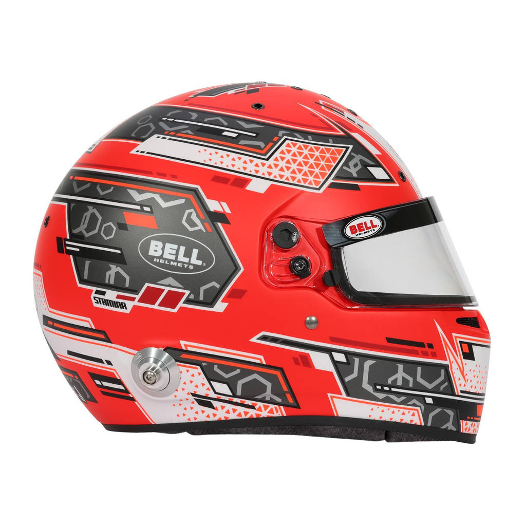 BELL 1310B86 Закритий шолом RS7 Pro Stamina HANS, Антрацит / Аквамарин, FIA 8859-2024 / SA2020, Розмір 59 (7 3/8) Photo-7