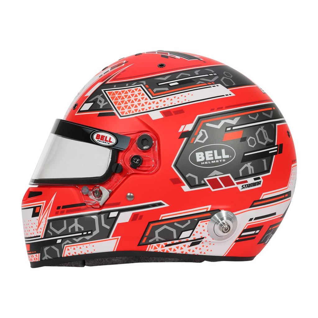 BELL 1310B89 Закритий шолом RS7 Pro Stamina HANS, Антрацит / Аквамарин, FIA 8859-2024 / SA2020, Розмір 61+ (7 5/8+) Photo-5