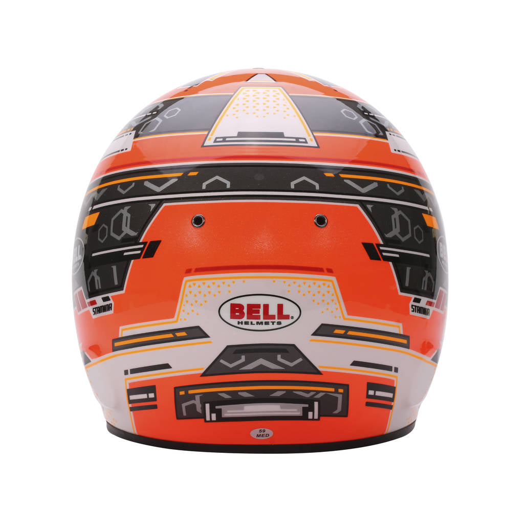 BELL 1310C04 Шолом для картингу RS7-K Stamina, Антрацит / Жовтий, FIA 8878-2024 / K2020, Розмір XL (61-61+) Photo-7