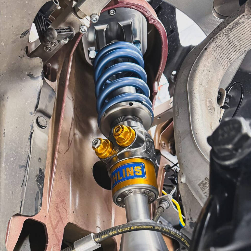 UNPLUGGED PERFORMANCE UP-MS2-361-1.1 Койловери Pikes Peak Spec UP x Ohlins TTX (чотириходові) для TESLA Model S Plaid 2021- Photo-8