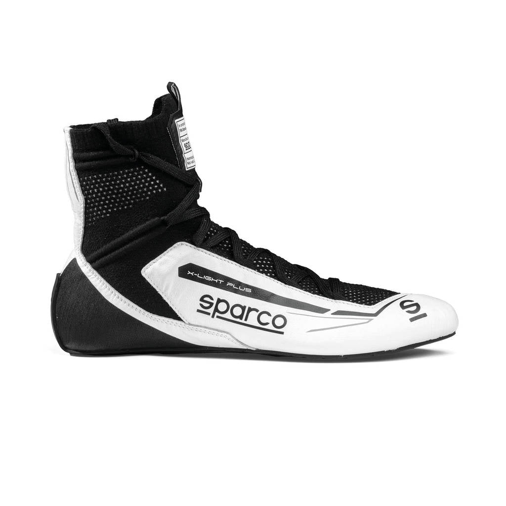 SPARCO BRB0003B0W08044 Черевики для перегонів X-Light Plus, Білий / Чорний, Розмір 44 Photo-1