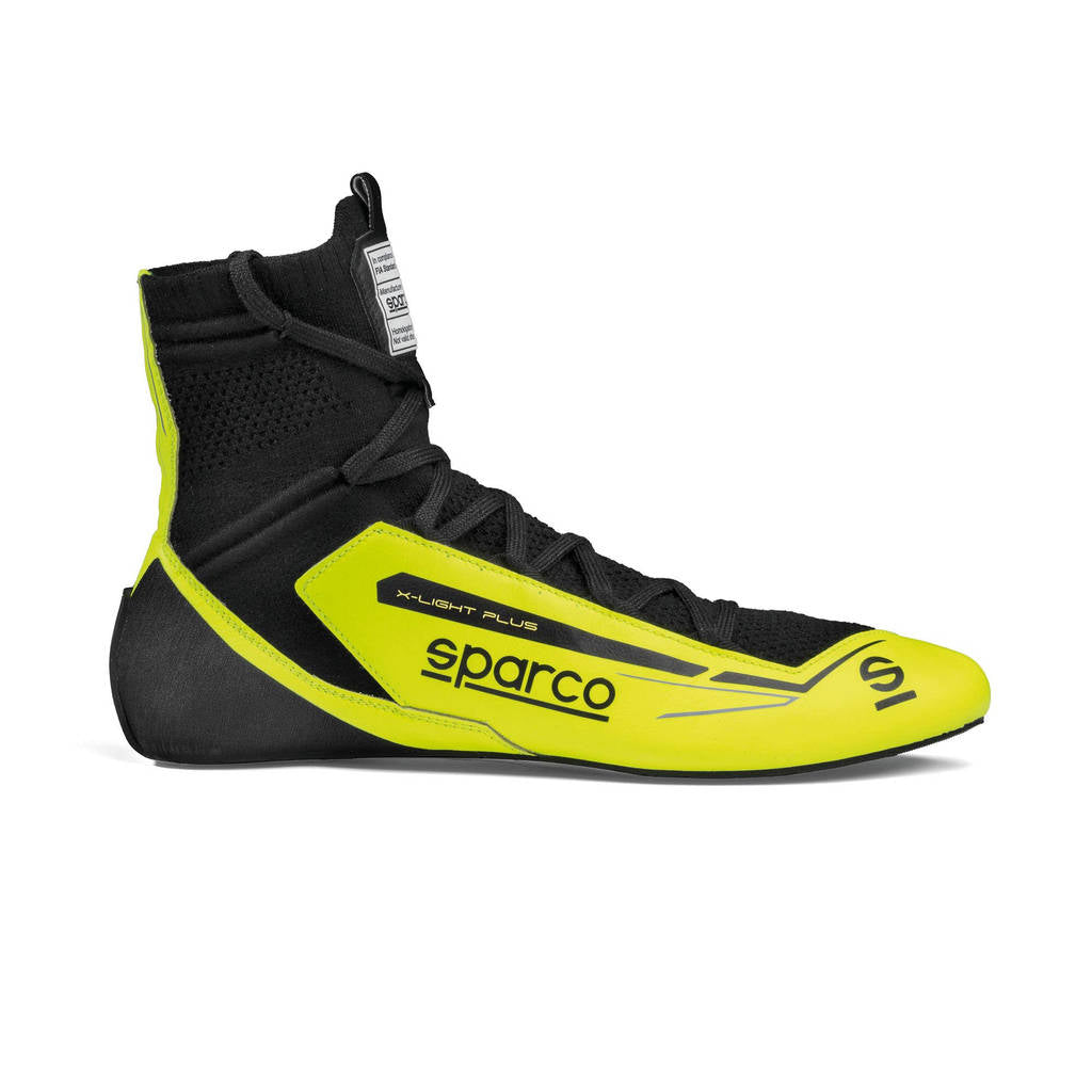 SPARCO BRB0003B0Y04045 Черевики для перегонів X-Light Plus, Флуо Жовтий / Чорний, Розмір 45 Photo-1