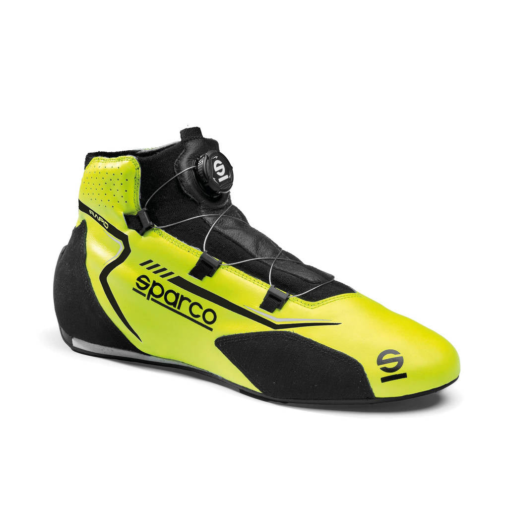 SPARCO BRB0002B0Y04048 Черевики для перегонів Rapid Rotor, Флуо Жовтий / Чорний, Розмір 48 Photo-0