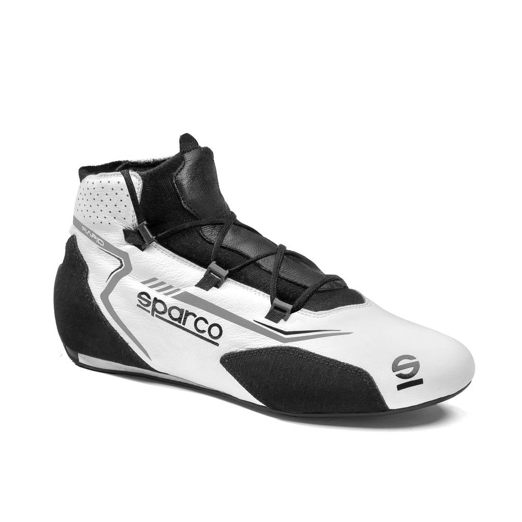 SPARCO BRB0006B0W01046 Черевики для перегонів Rapid Laces, Білий, Розмір 46 Photo-0