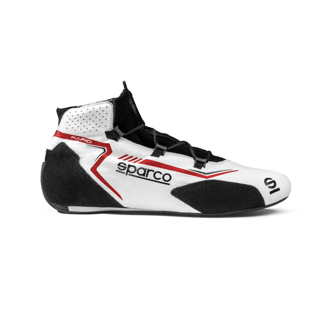 SPARCO BRB0006B0W01046 Черевики для перегонів Rapid Laces, Білий, Розмір 46 Photo-1