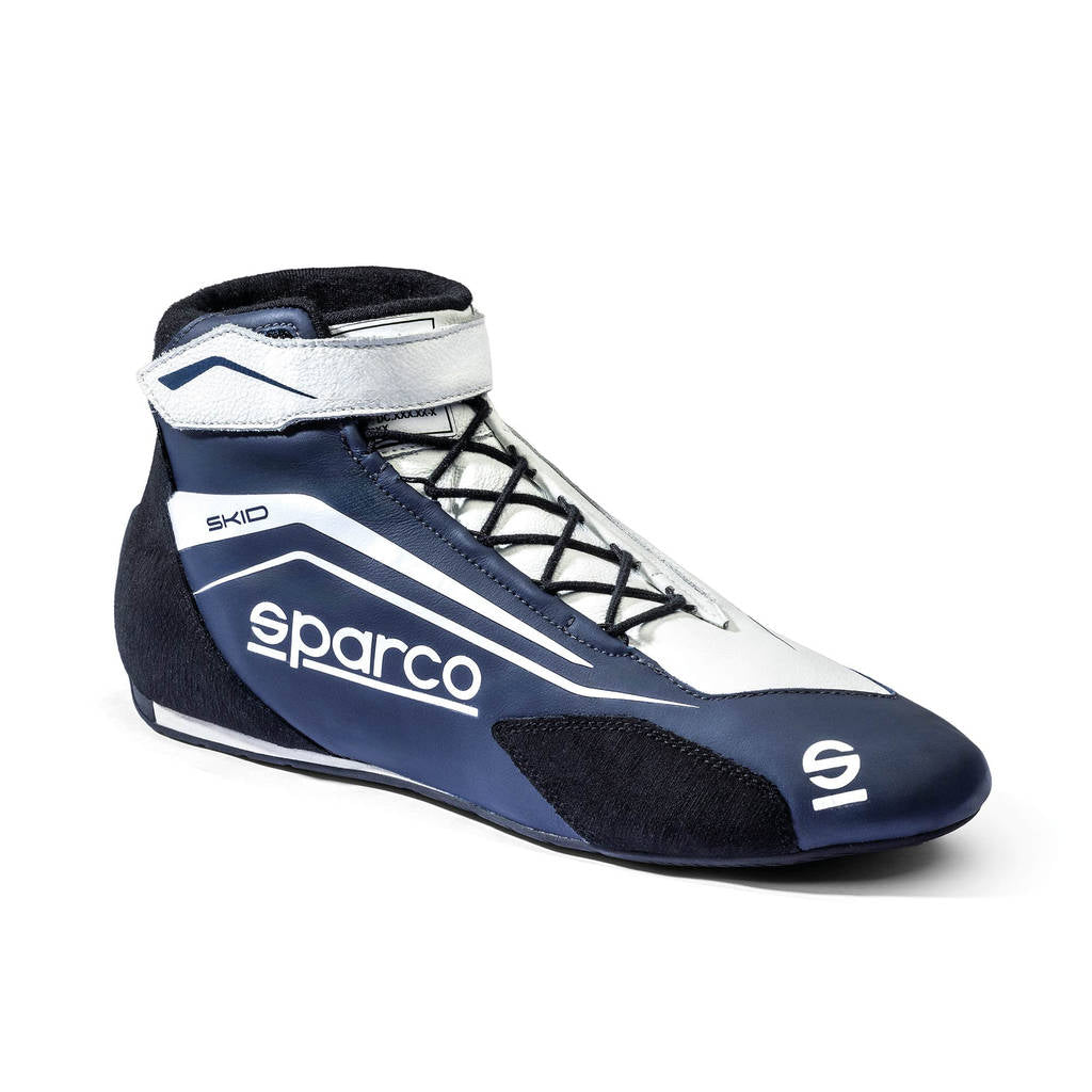 SPARCO BRB0004B0N07039 Черевики для перегонів Skid, Опівнічний Синий / Білий, Розмір 39 Photo-1