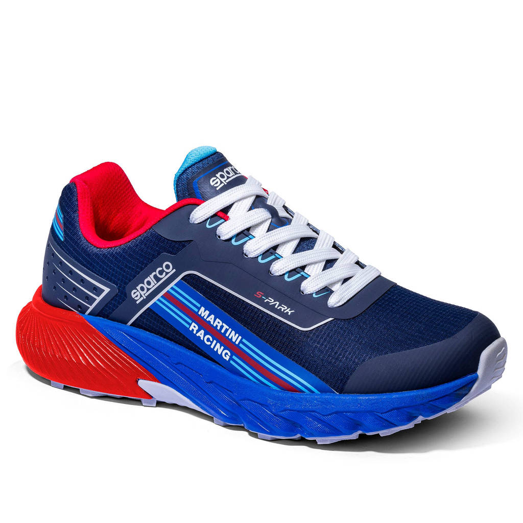SPARCO BTB0008D0N31043 Черевики механіка S-Park Martini Racing Sardinia, Синій / Червоний, Розмір 43 Photo-2