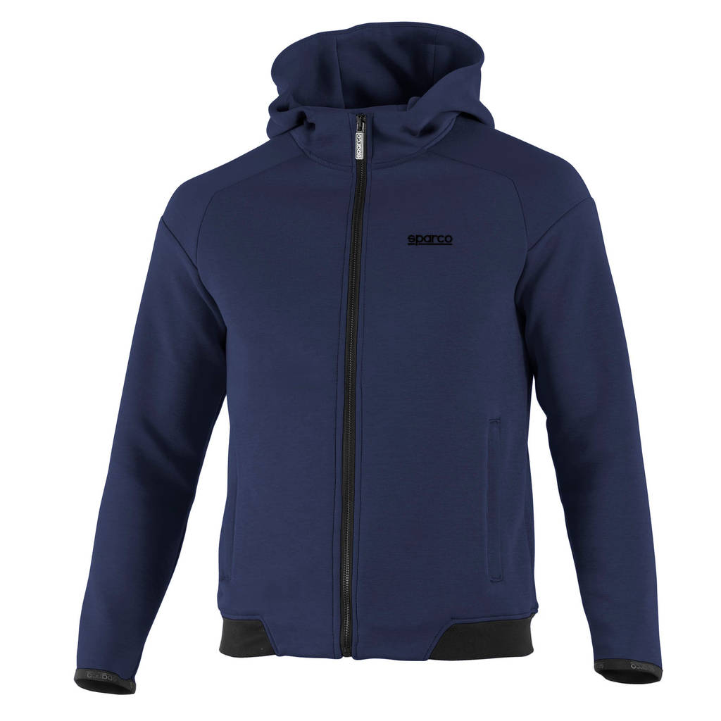 SPARCO BMJ0012B0N022XL Толстовка на блискавці з капюшоном, Синій / Чорний, Розмір 2XL Photo-0