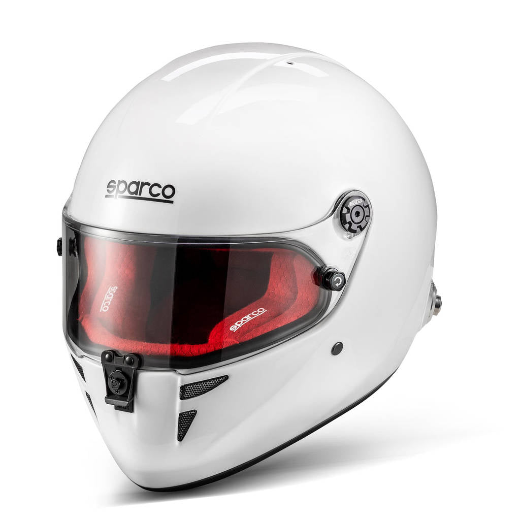 SPARCO BRH0007B0W0900S Закритий шолом Stealth RF 8859-2024, Білий / Червоний, Розмір S Photo-0