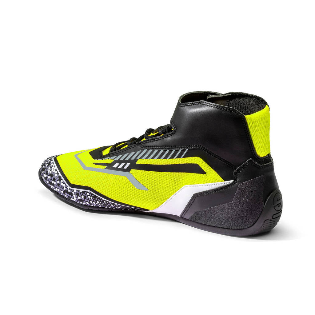 SPARCO BKB0001B0K08037 Взуття для картингу K-Rock 2025, Чорний / Флуо Жовтий, Розмір 37 Photo-2