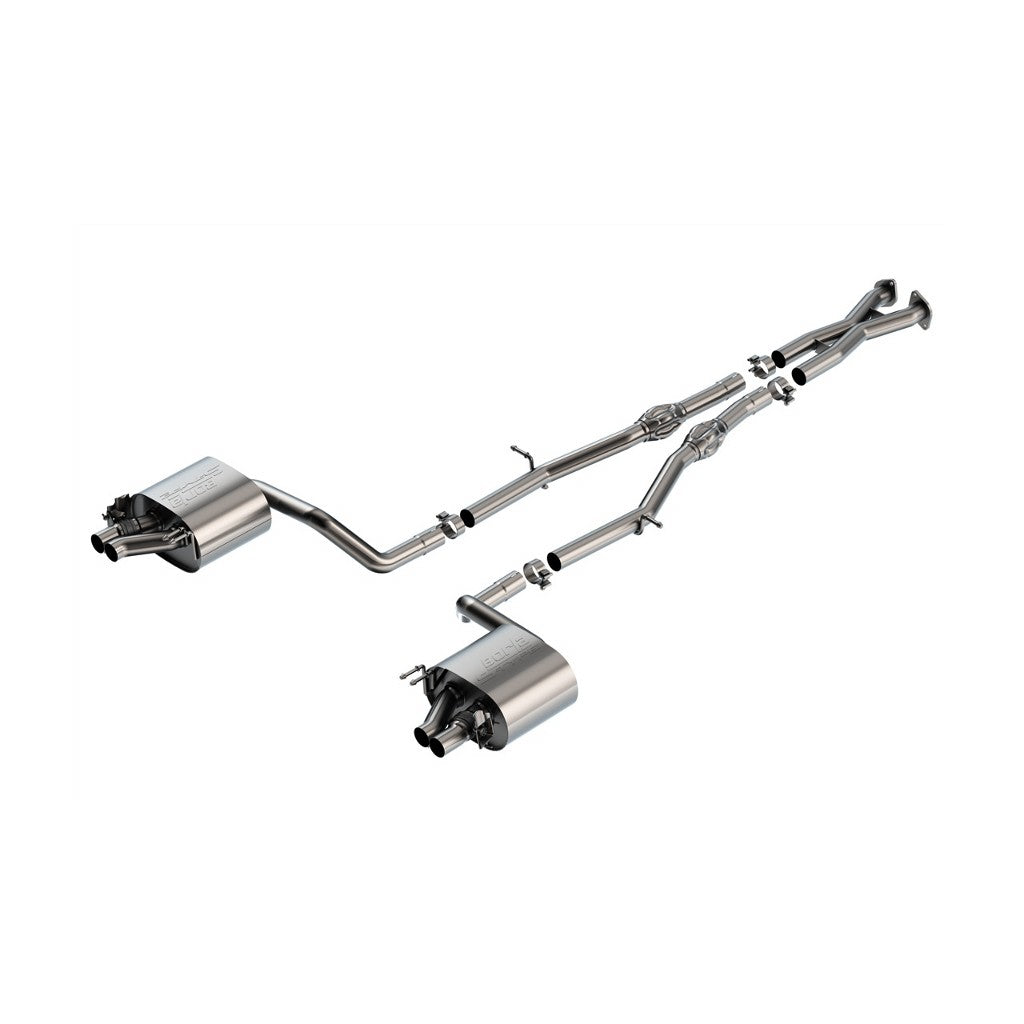 BORLA 141011 Вихлопна система Cat-Back 2.25", S-Type (без наконечників) для GENESIS G70 3.3L 2022-2025 Photo-0