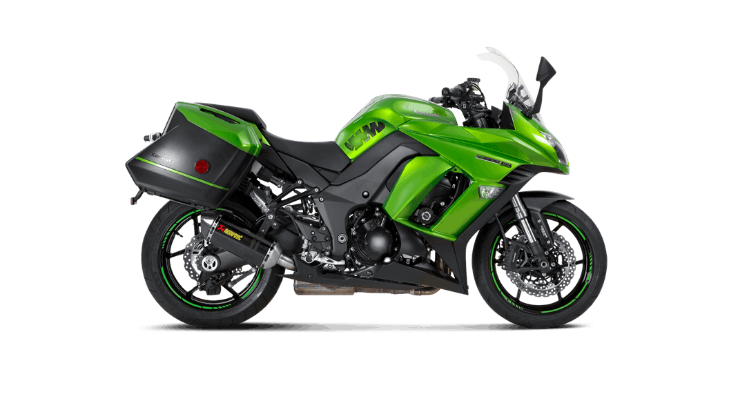 AKRAPOVIC S-K10SO19-HZC Вихлопна система Slip-On Line (Carbon) для KAWASAKI Z1000SX / NINJA 1000 2014 - 2020 Photo-1
