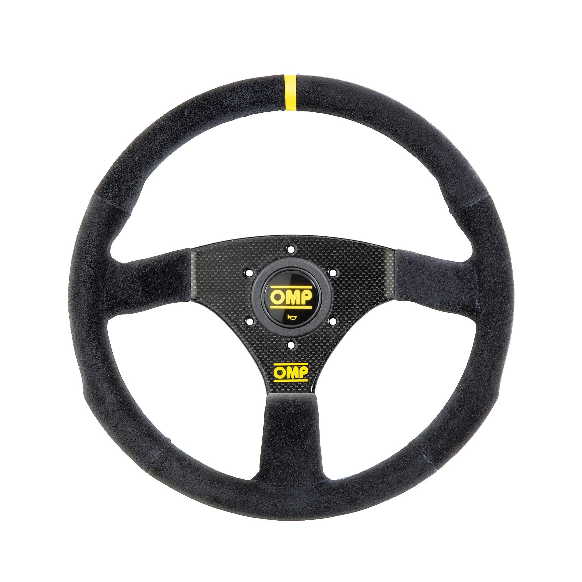 OMP OD0-2032-071 (OD/2032/N) Кермо 320 CARBON S, замша, чорний, карбон, діам.320мм, виліт 00мм Photo-0