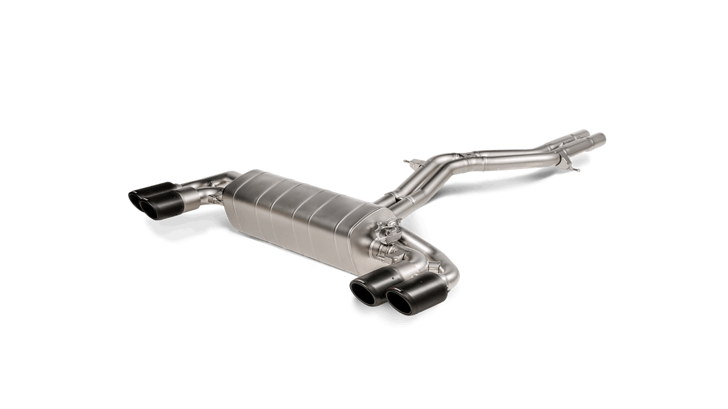 AKRAPOVIC S-PO/TI/17H Вихлопна система Evolution Line (Titanium) для PORSCHE 536 Cayenne E3 Turbo, Turbo S (без насадок) Photo-0