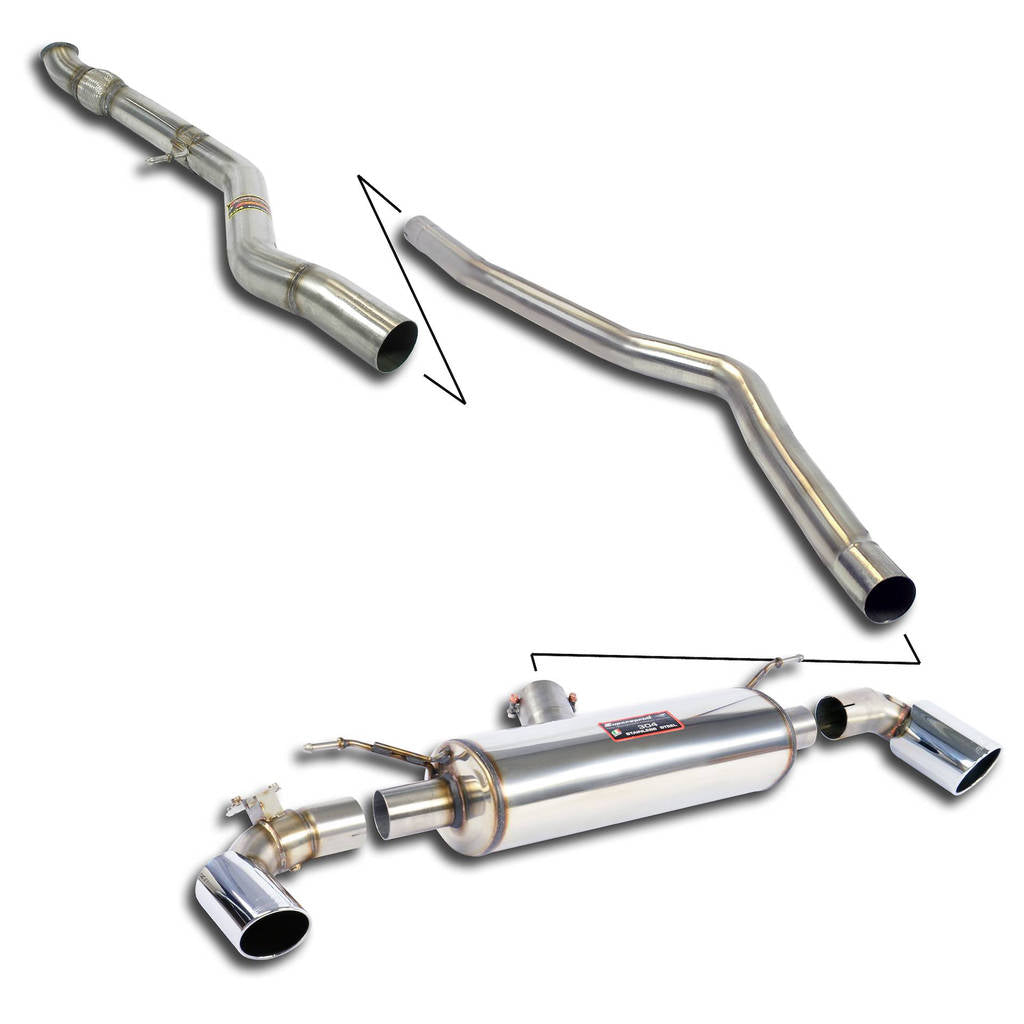 SUPERSPRINT 988510 Вихлопна система для BMW 1 Series (F20 / F21) Photo-0