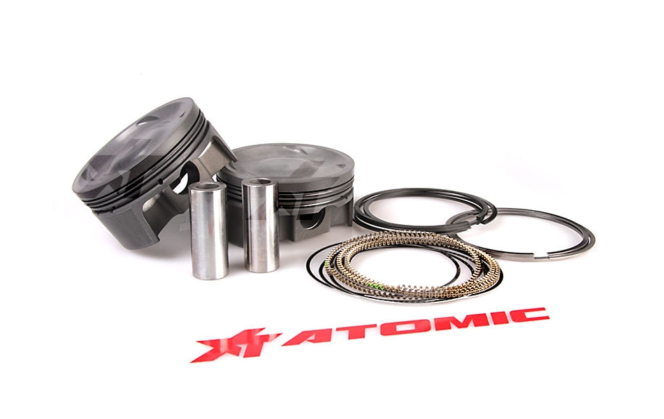 MAHLE 930285127 до-т поршнів 99.75 mm x 30.7 mm CH, 79.0 mm stroke,130.5 mm rod,23mm pin,-19.3 cc,413g,8.5 CR, 2618 SUBARU WRX 2.5 L STI, FORESTER, LEGACY Photo-0