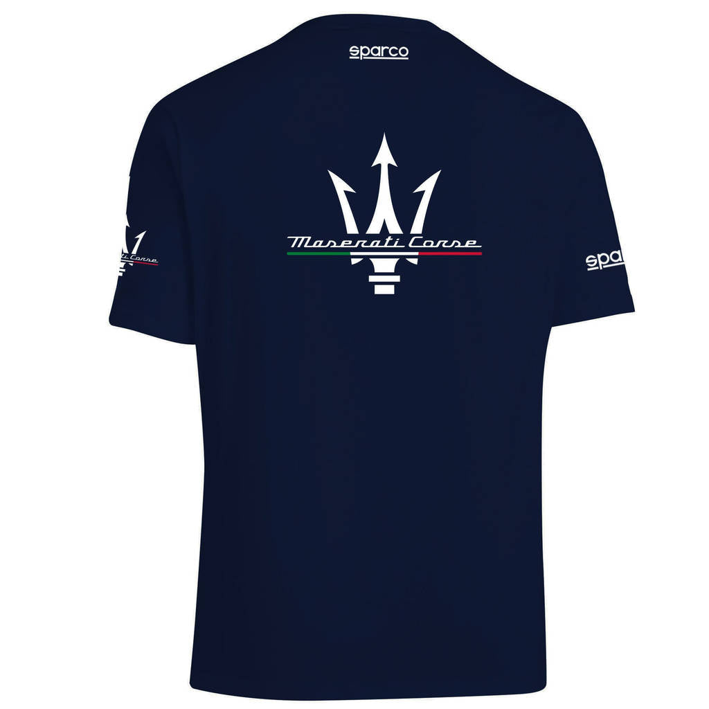 SPARCO BML0058J0N020XL Футболка Maserati, Синій, Розмір XL Photo-1