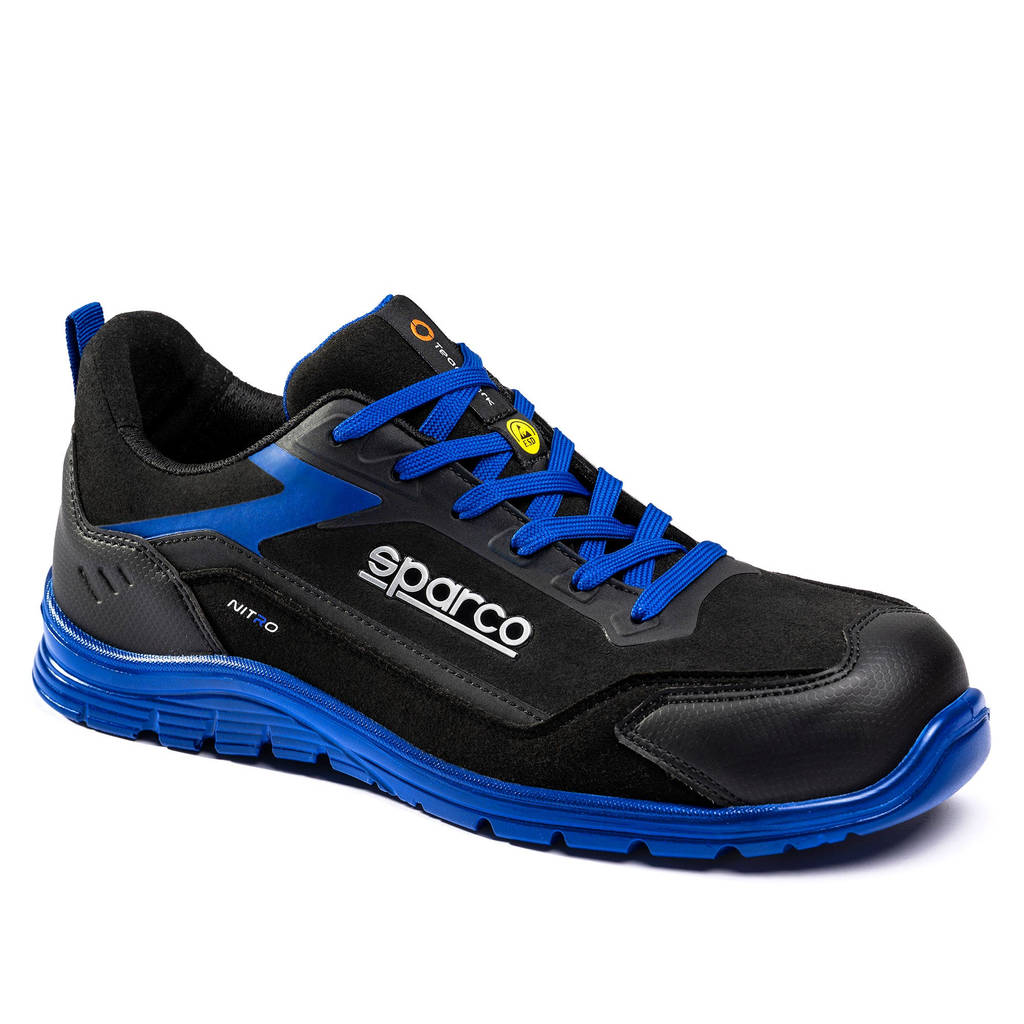 SPARCO BTB0044B0K05042 Черевики механіка Nitro Sami S3S, Чорний/Синій, Розмір 42 Photo-0