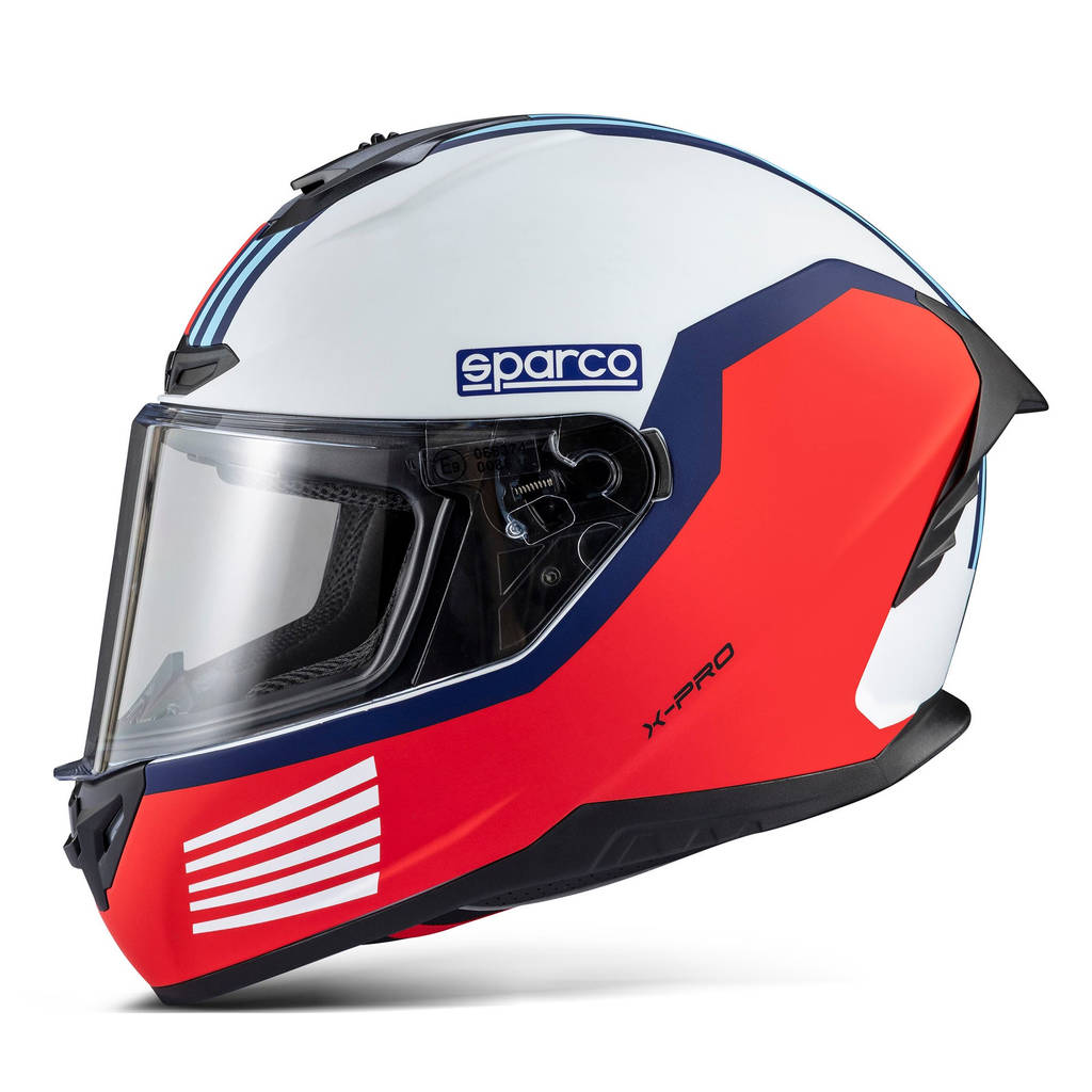 SPARCO 003378MRBI1S Закритий шолом для автоспорту X-Pro ECE06 MR, Білий, Розмір S Photo-1
