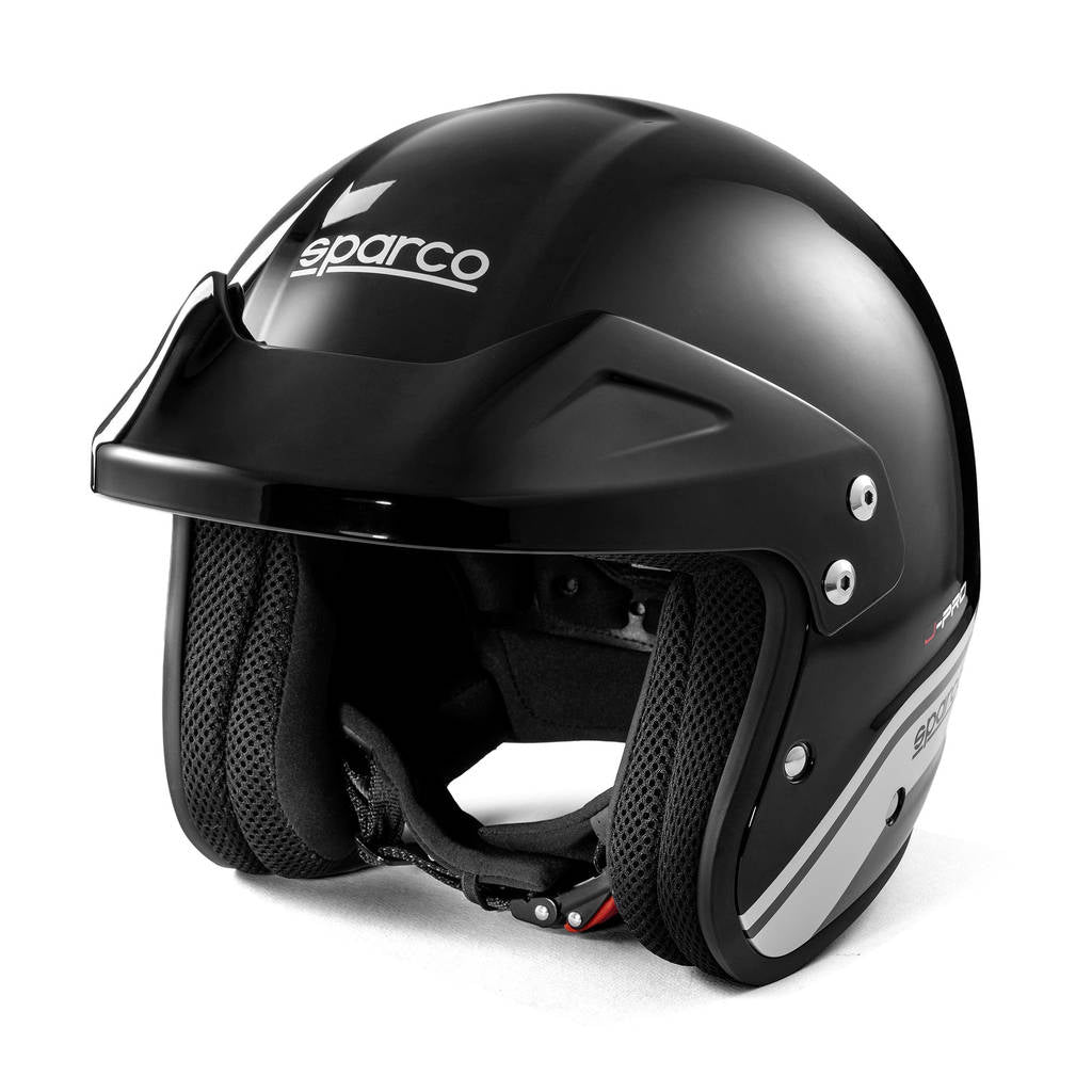 SPARCO 003379NRGR5XXL Відкритий шолом для автоспорту J-Pro ECE06, Чорний/Сірий, Розмір 2XL Photo-0