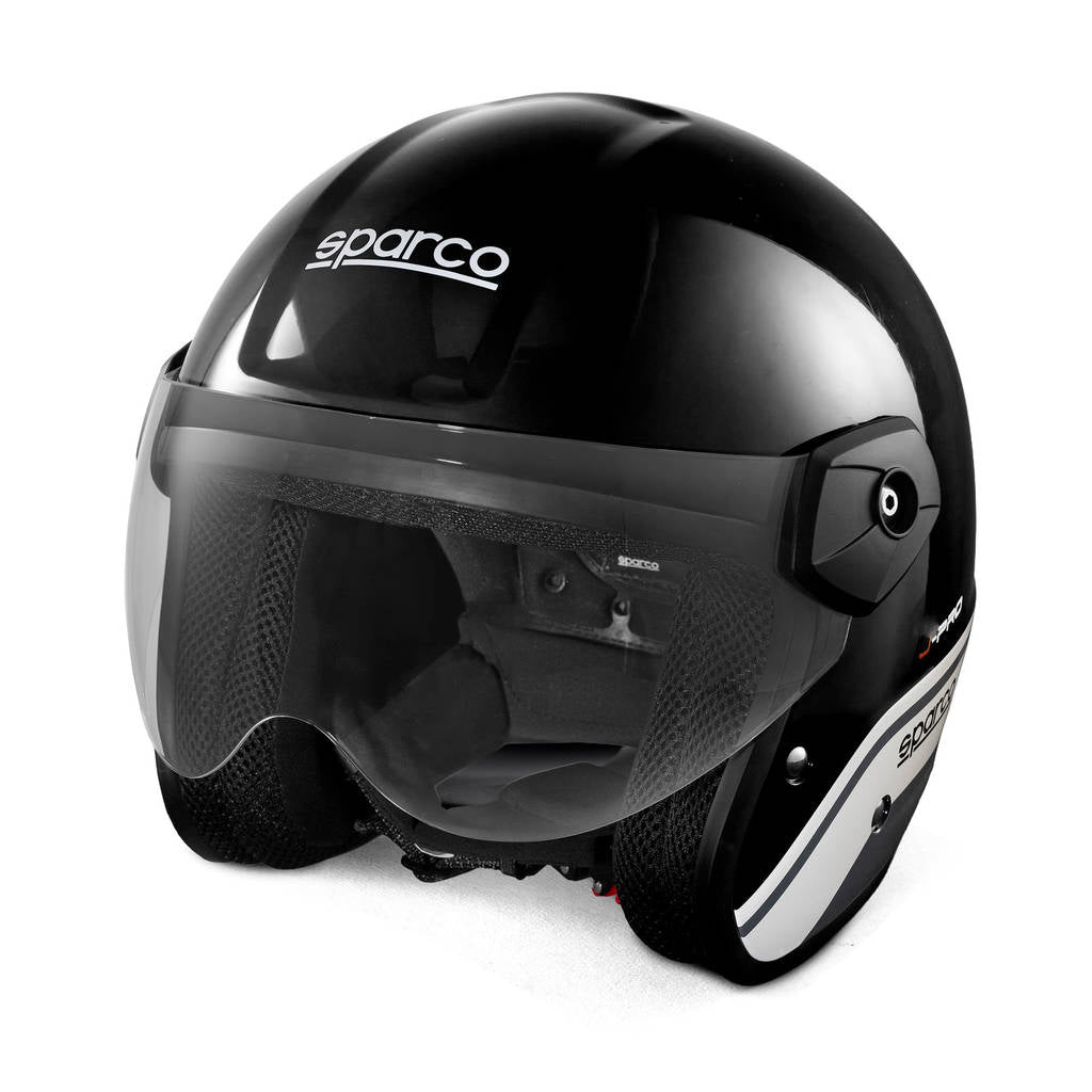 SPARCO 003379NRGR5XXL Відкритий шолом для автоспорту J-Pro ECE06, Чорний/Сірий, Розмір 2XL Photo-3