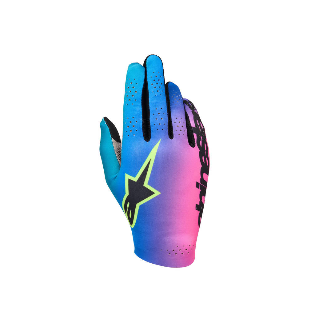 ALPINESTARS 3550926-3165-M Сим рукавиці Graphic 2,флуоресцентний рожевий / бірюзовий / чорний / сигнально-жовтий, розмір M Photo-0