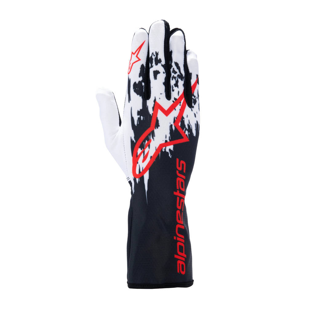 ALPINESTARS 3551724-123-XS Рукавиці Tech-1 K V3,чорний / білий / червоний, розмір XS Photo-0