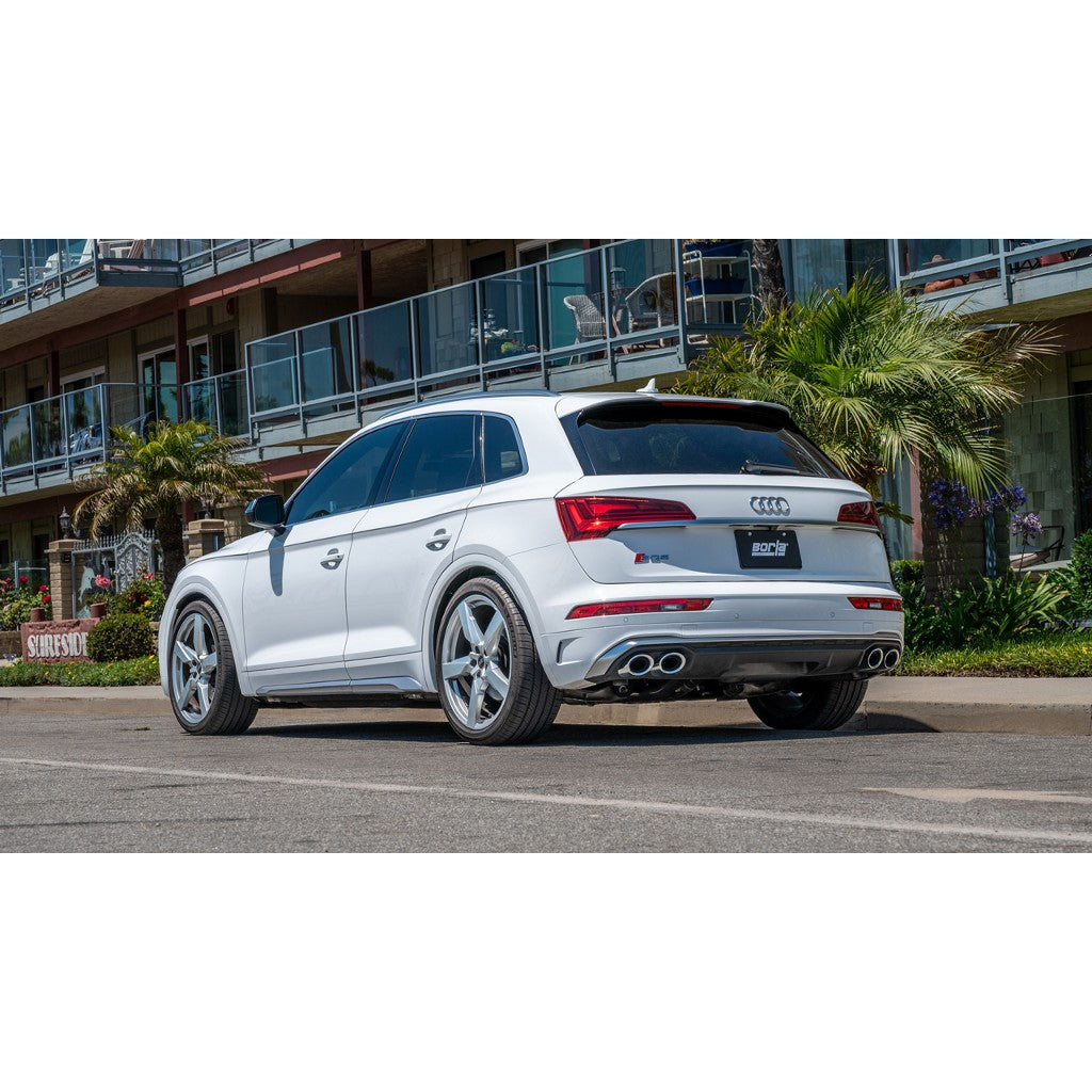 BORLA 141008 Вихлопна система Cat-Back 2.5", S-Type (наконечники 2.5", вигнуті донизу) для AUDI SQ5 (B9) 2018-2025 Photo-1