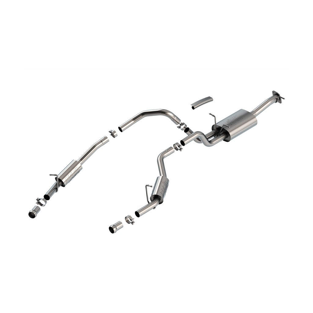 BORLA 141031 Вихлопна система Cat-Back 3", 2.5", ATAK для RAM 1500 3.0L 2025- Photo-0