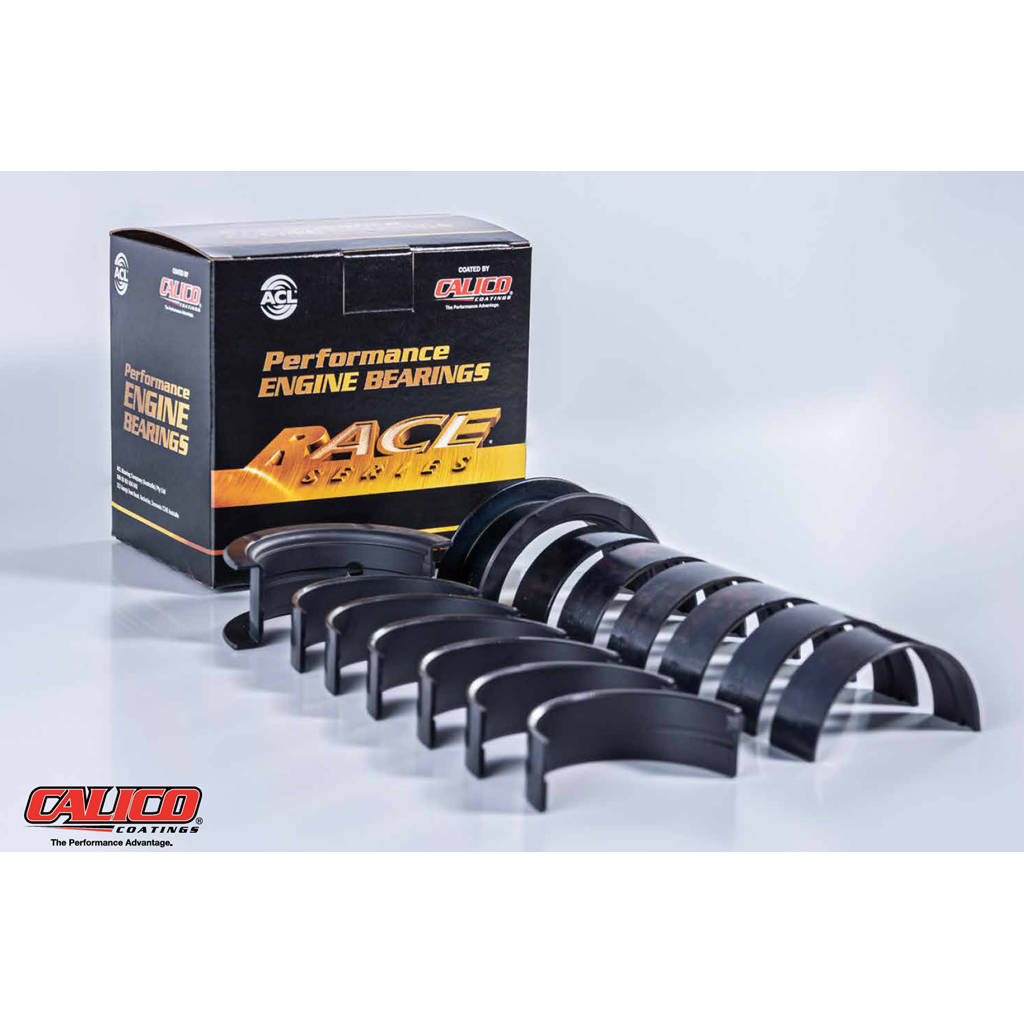ACL 5M1219HXC-STD Комплект корінних вкладишів Race Series, збільшений зазор, Calico CT-1 для MITSUBISHI 4G63 / 4G64 Photo-0