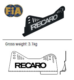 RECARO 7223825 Бічний кріплення для Pole Position (FIA)/Furious, сталь Photo-1