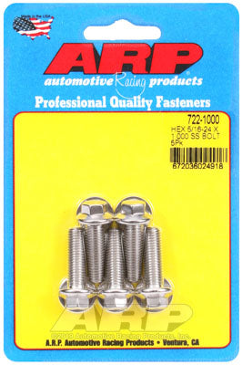 ARP 722-1000 5/16-24 x 1.000 Болти із шестигранною головкою з нержавіючої сталі Photo-0