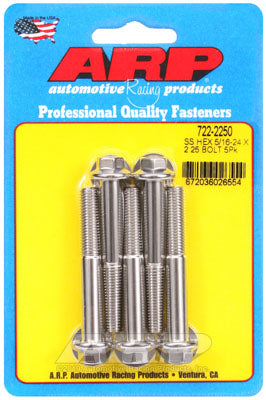 ARP 722-2250 5/16-24 x 2.250 Болти із шестигранною головкою з нержавіючої сталі Photo-0