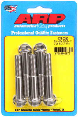 ARP 723-2250 3/8-24 x 2.250 Болти із шестигранною головкою з нержавіючої сталі Photo-0