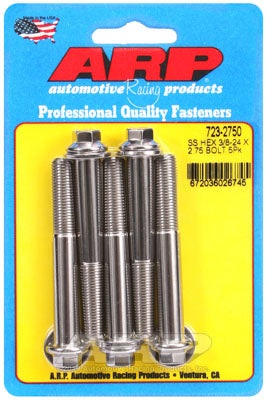 ARP 723-2750 3/8-24 x 2.750 Болти із шестигранною головкою з нержавіючої сталі Photo-0