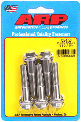 ARP 725-1750 3/8-24 x 1.750 hex 7/16 Болти Wrenching з нержавіючої сталі Photo-0
