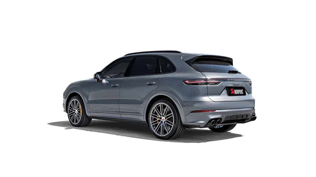 AKRAPOVIC S-PO/TI/17H Вихлопна система Evolution Line (Titanium) для PORSCHE 536 Cayenne E3 Turbo, Turbo S (без насадок) Photo-1