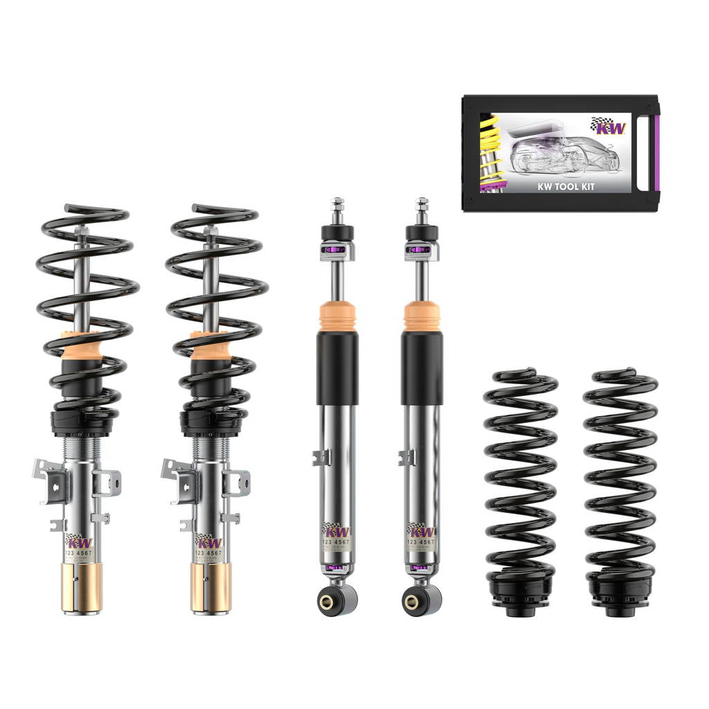 KW 35208200DW-B Комплект койловерів V3 Leveling Black (вкл. комплект відключення електронних амортизаторів) для BMW 3 Series (G21) Photo-0