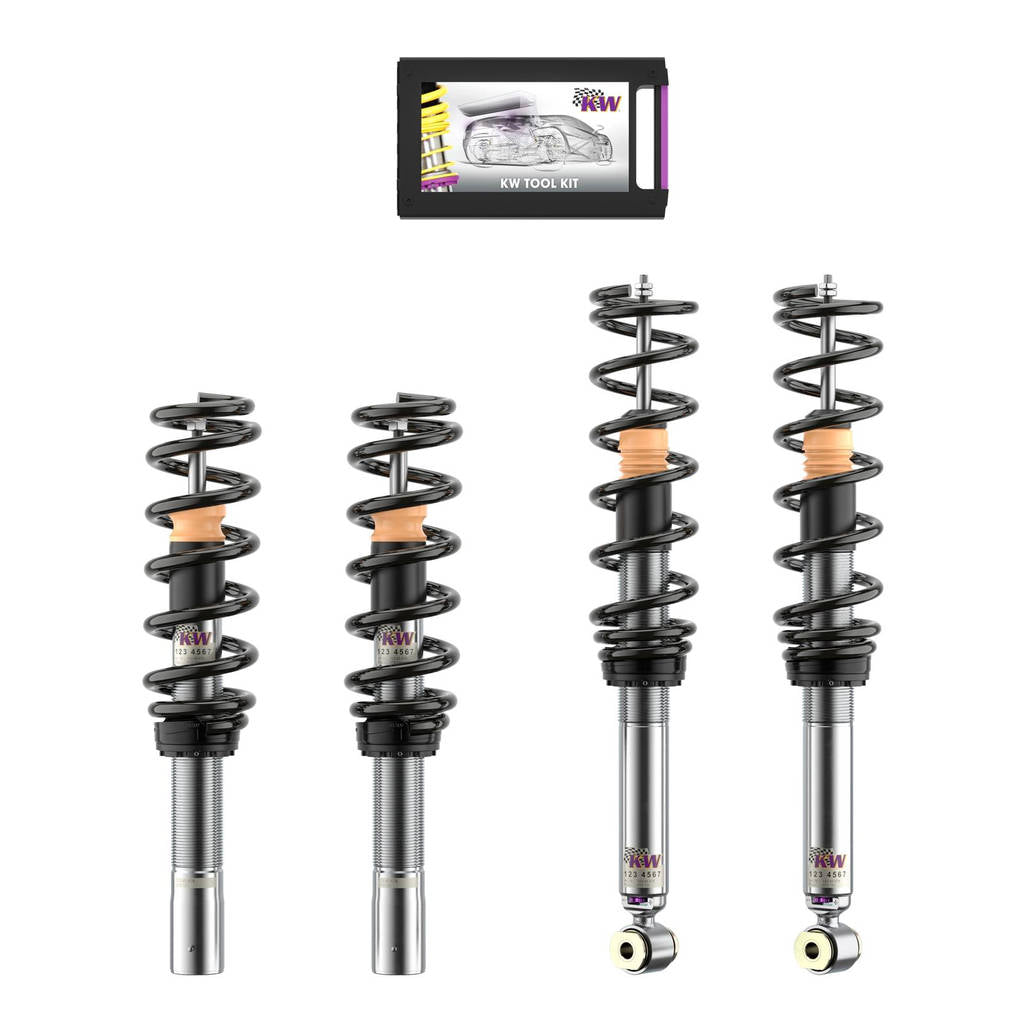 KW 35208200BZ-B Комплект койловерів V3 Leveling Black (вкл. комплект відключення електронних амортизаторів) для BMW M550i (G30) Photo-0