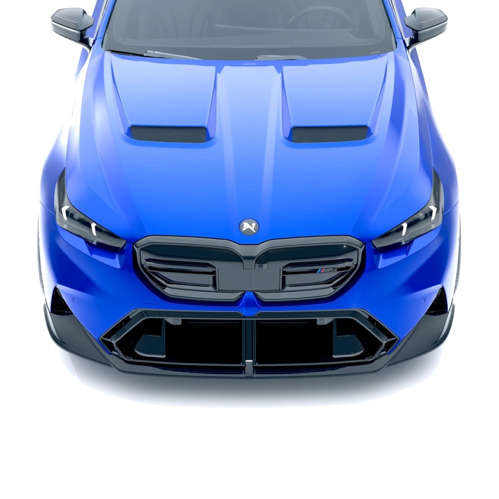 ALPHA-N AN-0901 Карбоновий передній спойлер 3 частини для BMW M5 (G90 / G99) Photo-1