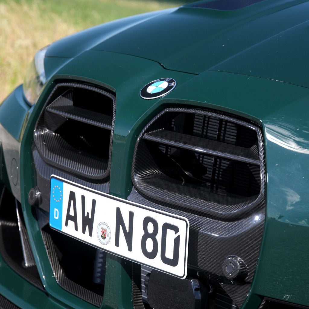 ALPHA-N AN-0723 Карбонові решітки радіатора Kidney для BMW M3 (G80 / G81) / M4 (G82 / G83) Photo-3