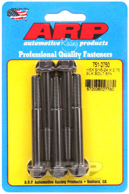 ARP 751-2750 5/16-24 x 2.750 Шестигранні чорно-оксидні болти Photo-0